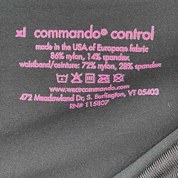 Commando Classic Control Leggings Women XL Black Comfort Light Compression - Picture 9 of 9